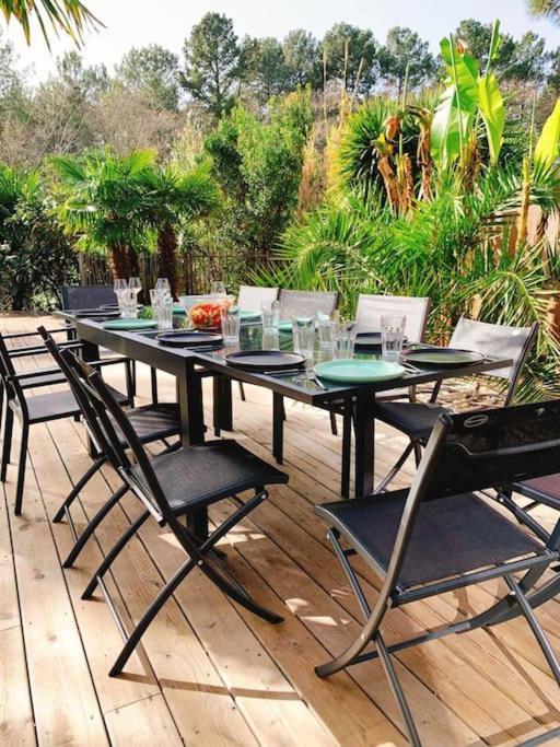 Villa Arcachon 12 Pers Avec Piscine Chauffee 1 Mai Au 30 Sept 外观 照片
